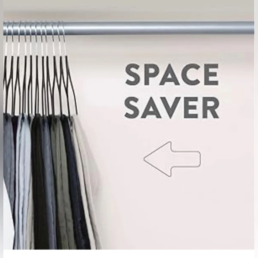 ⭐️ or 🌞 25 Premium slim nonslip space savet black velvet hangers swivel hook